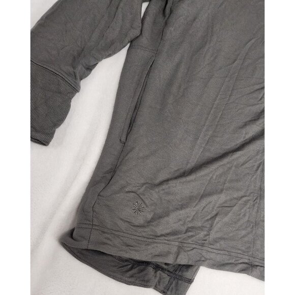 Athleta Pranayama Restore Wrap Cardigan Medium Grey XS - Picture 7 of 8